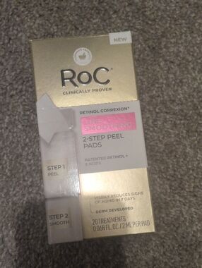 Roc Retinol Correxion Line Smoothing 2-Step Peel Pads